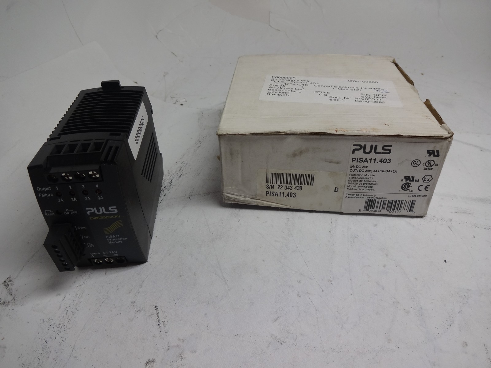New PULS PISA11.403 Protection Module