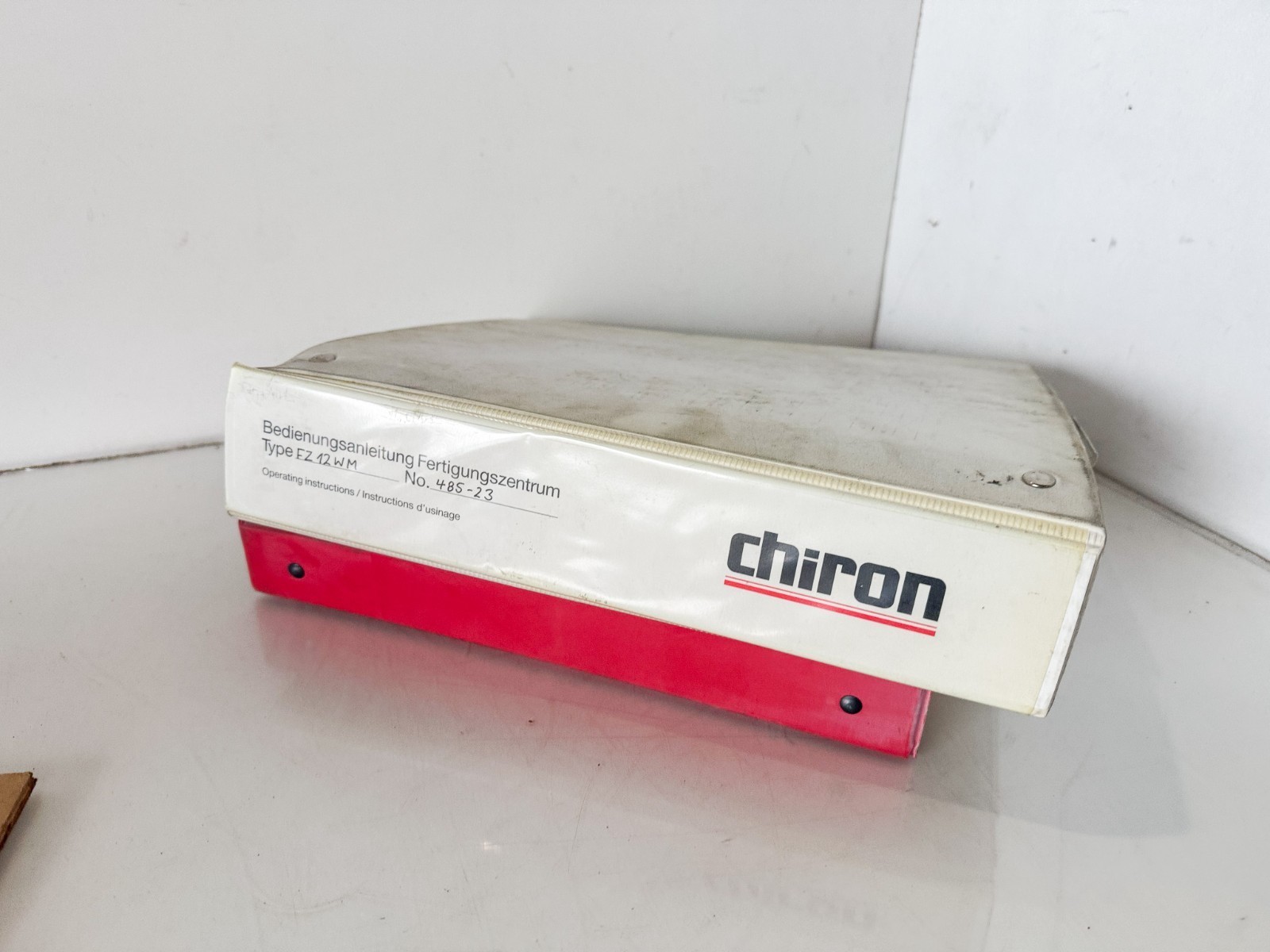 CHIRON FZ12-WM NO. 485-23 INSTRUCTION MANUAL CNC (EL25)