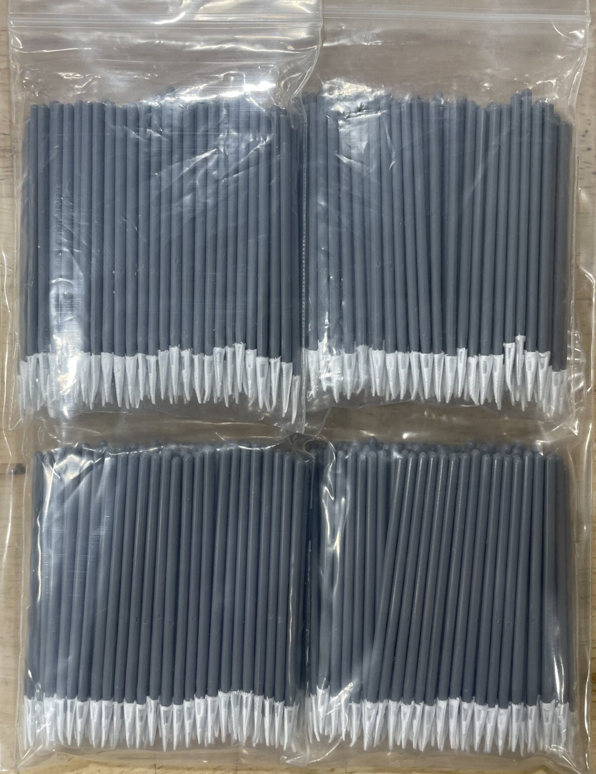 Chemtronics 34860 Sealed Polyester Swabs, Conical Microfiber Head 3.2″L, Bag/500