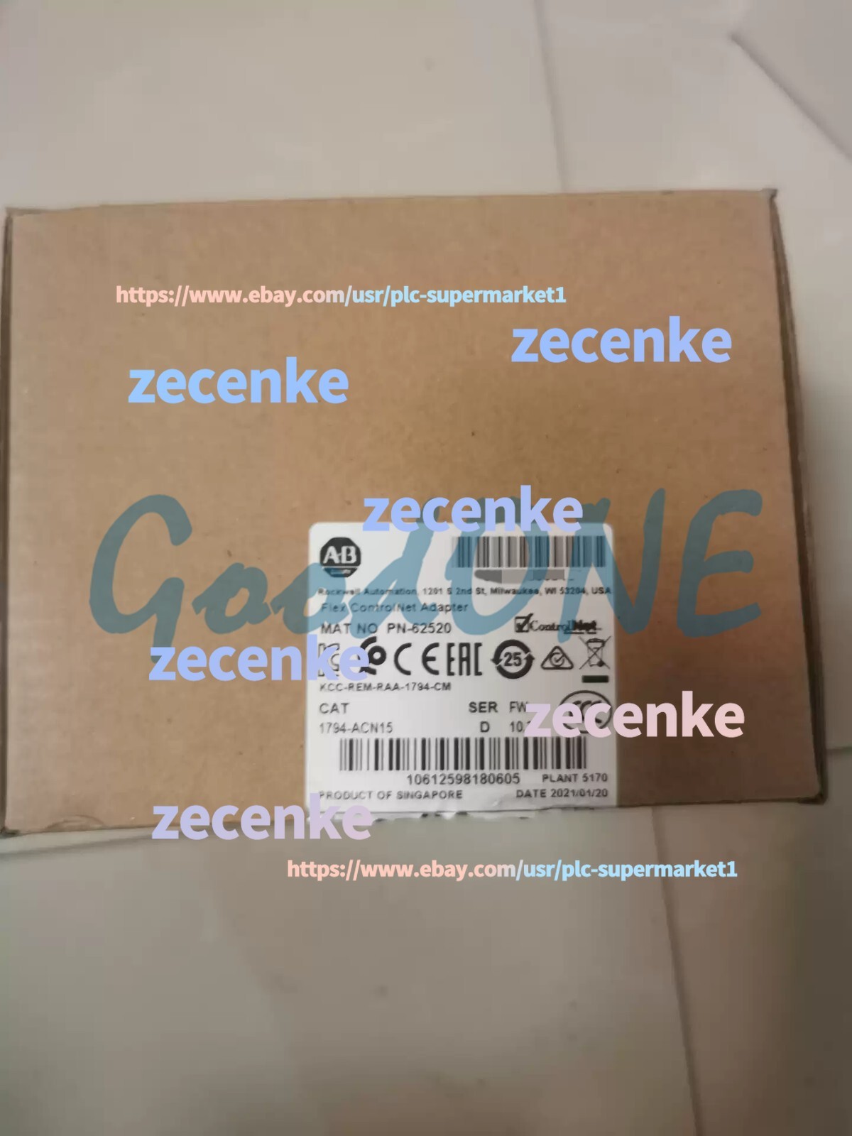 1PC New AB 1794-ACN15 SER A Adapter Module Flex I/O Ser D 1794ACN15
