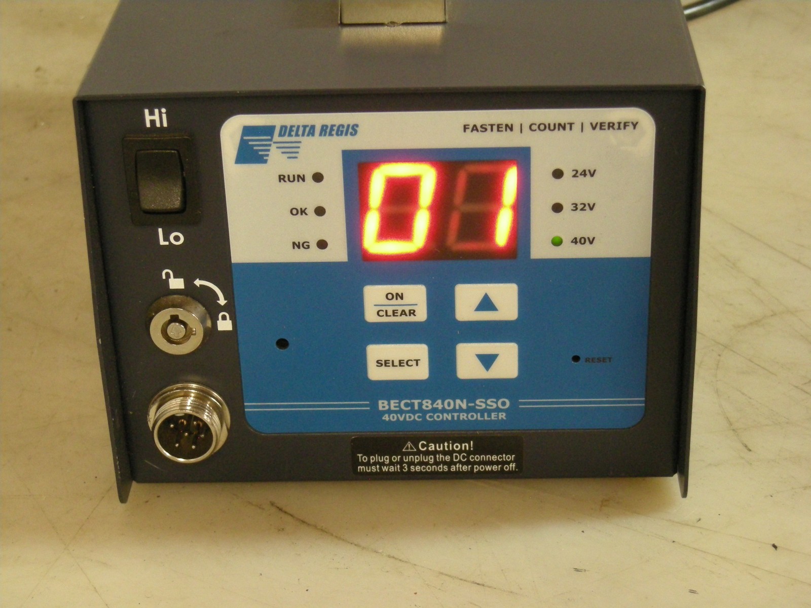Delta Regis BECT840N-SSO Screwdriver Power Controller for use with