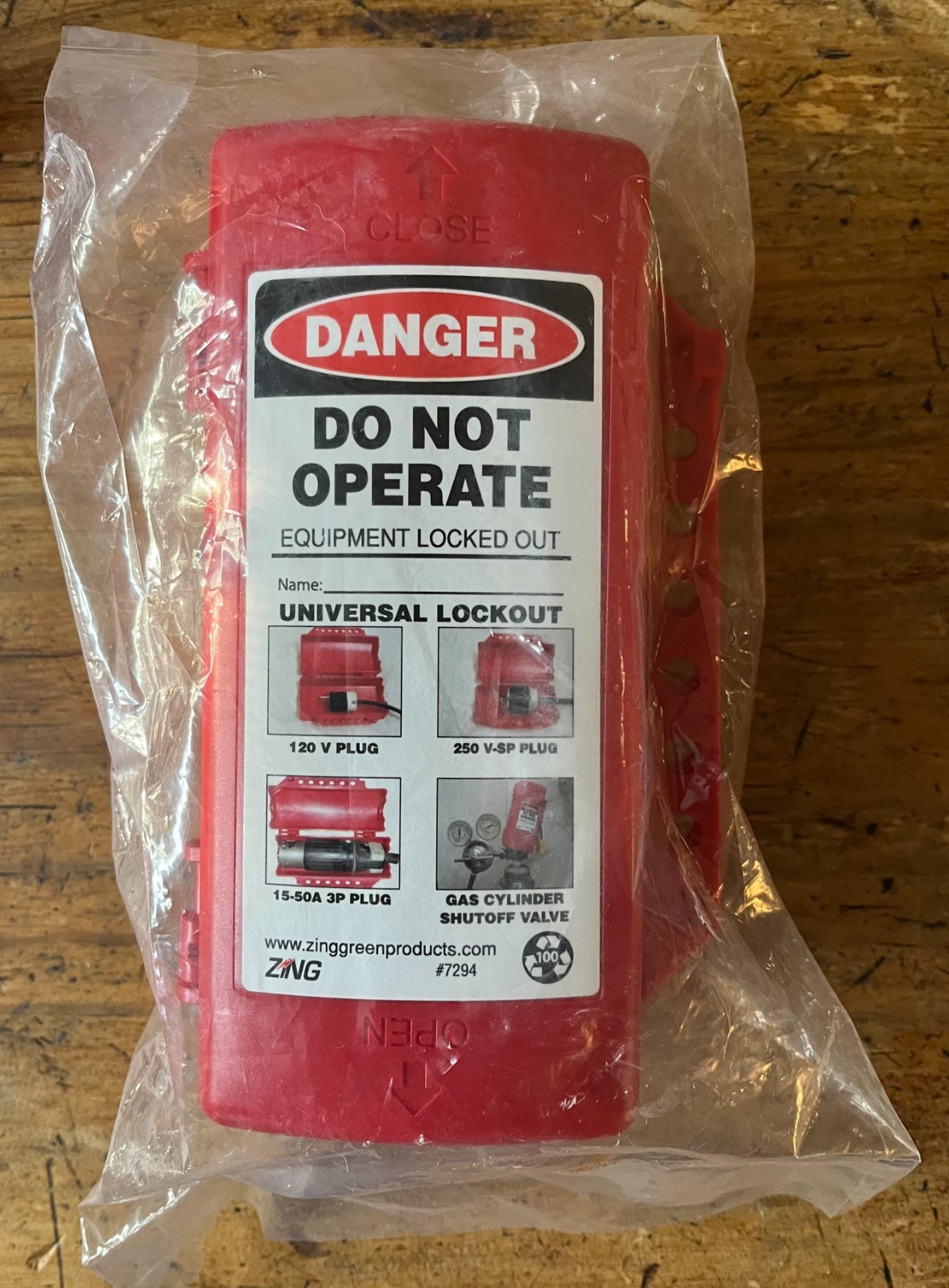 ZING-7294 UNIVERSAL LOCKOUT PLUG BOX