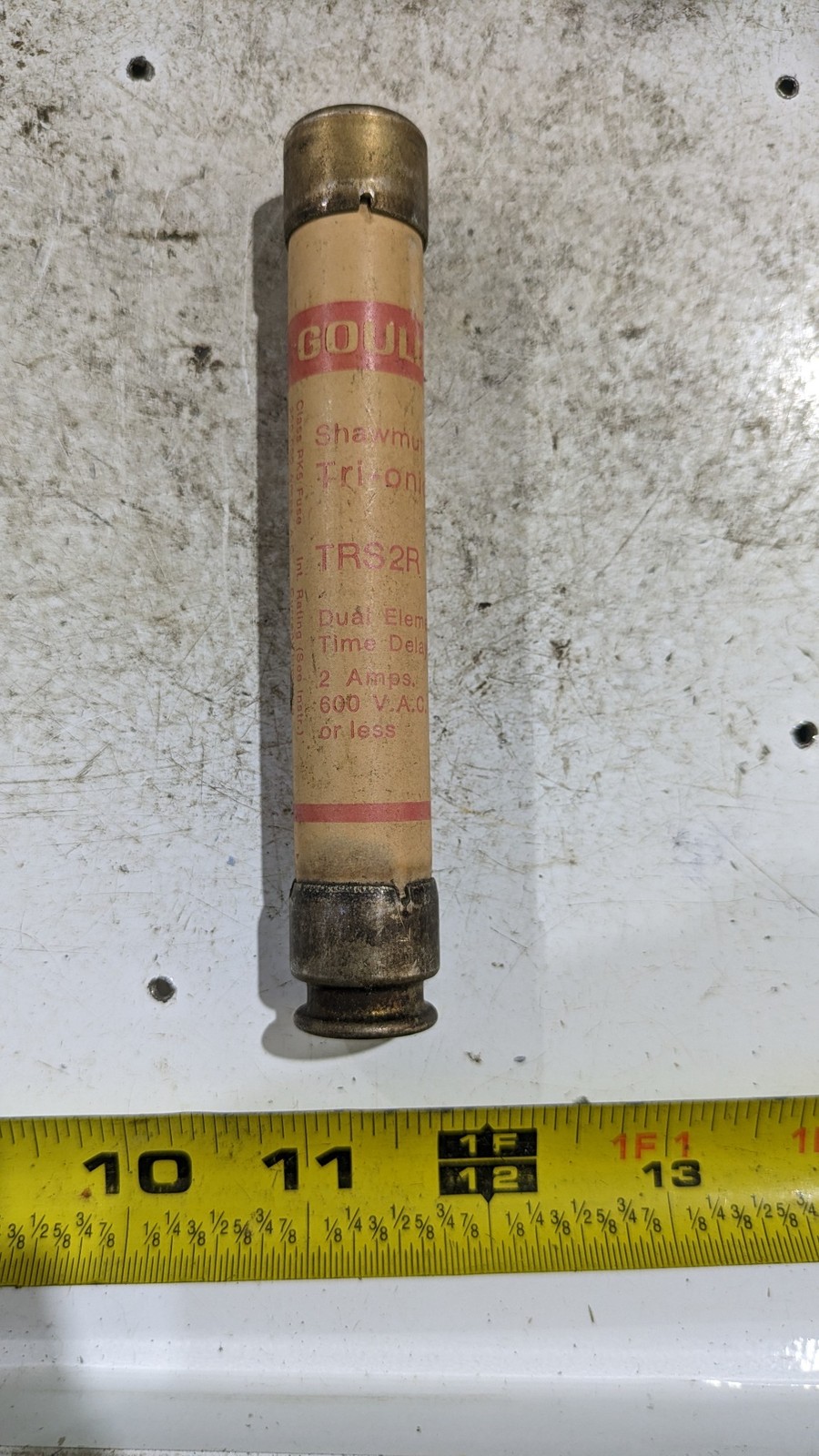 Gould Shawmut TRS2R 2A 600VAC RK1 Class Tri-Onic Time-Delay Fuse