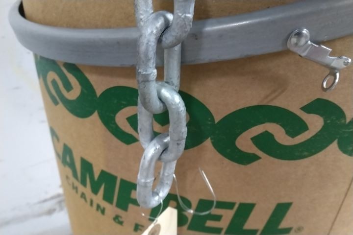 Campbell T0120532 5/16 In Trade Size 30 Grade 550 Ft Length Proof Coil Chain