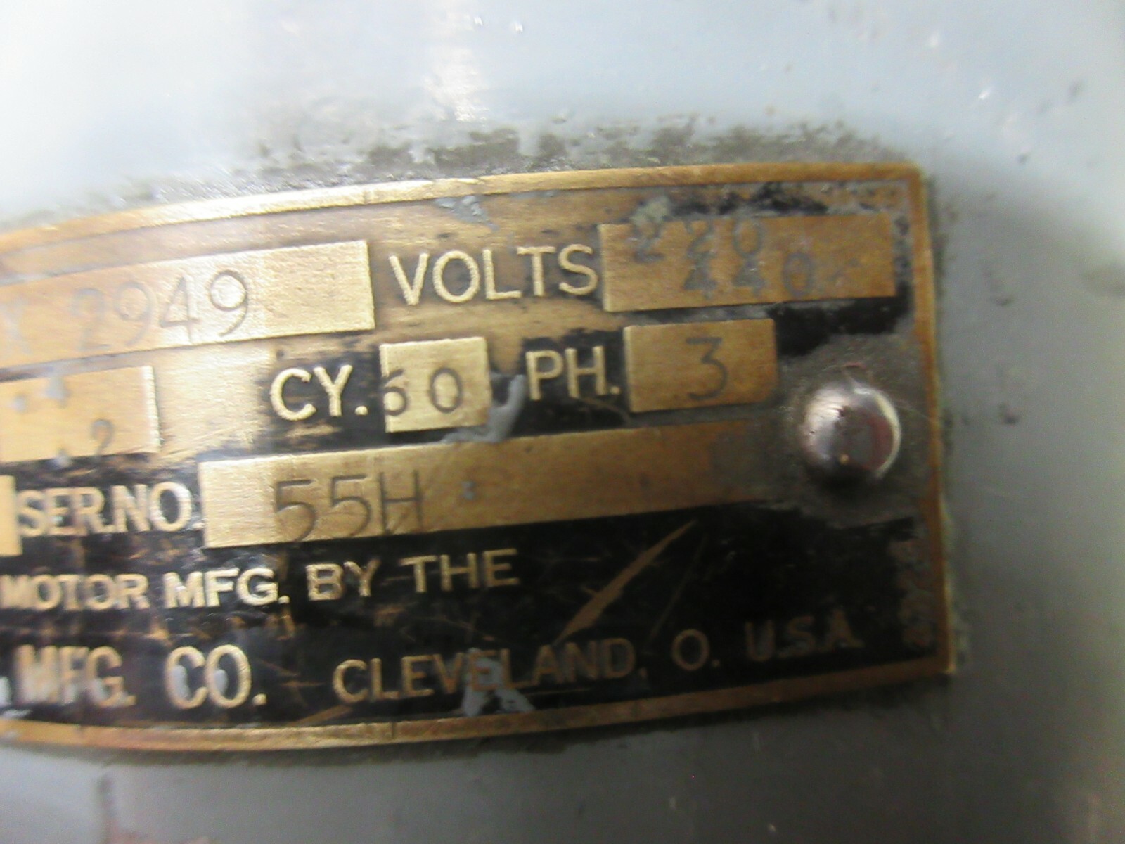 OHIO ELECTRIC MOTOR 805 13X 2949 HARDINGE CROSS SLIDE? 80513X2949