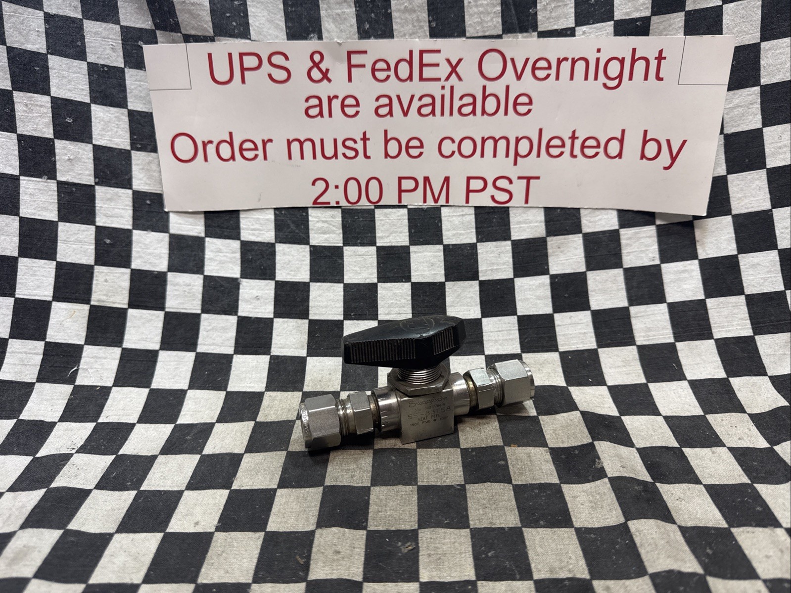 SWAGELOK SS-83TS8, SS83TS8, BALL VALVE 1/2″, SHIPSAMEDAY#1654W1