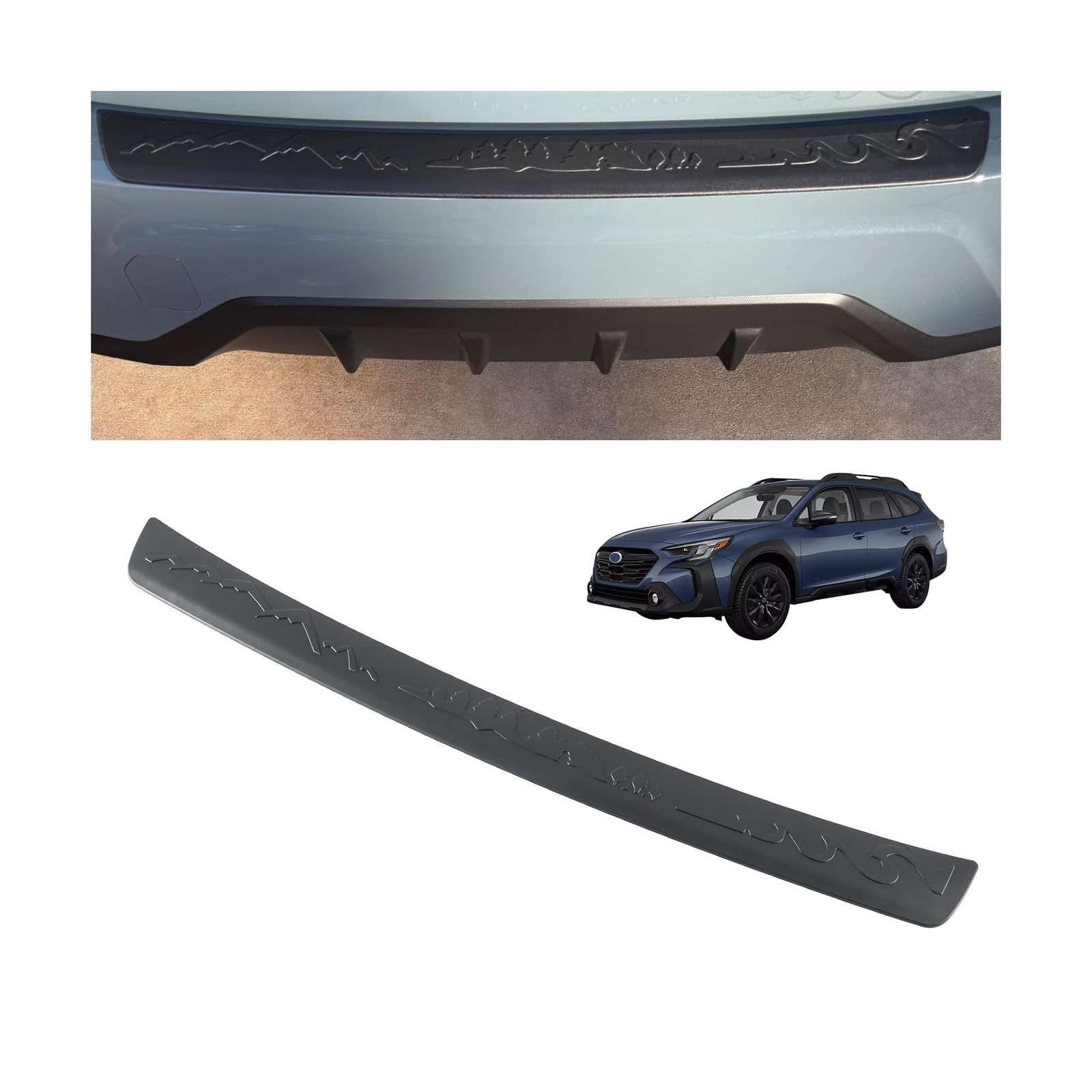 Rear Bumper Guard for Subaru Crosstrek 2024 2025 Rear Bumper Protector E771SF…