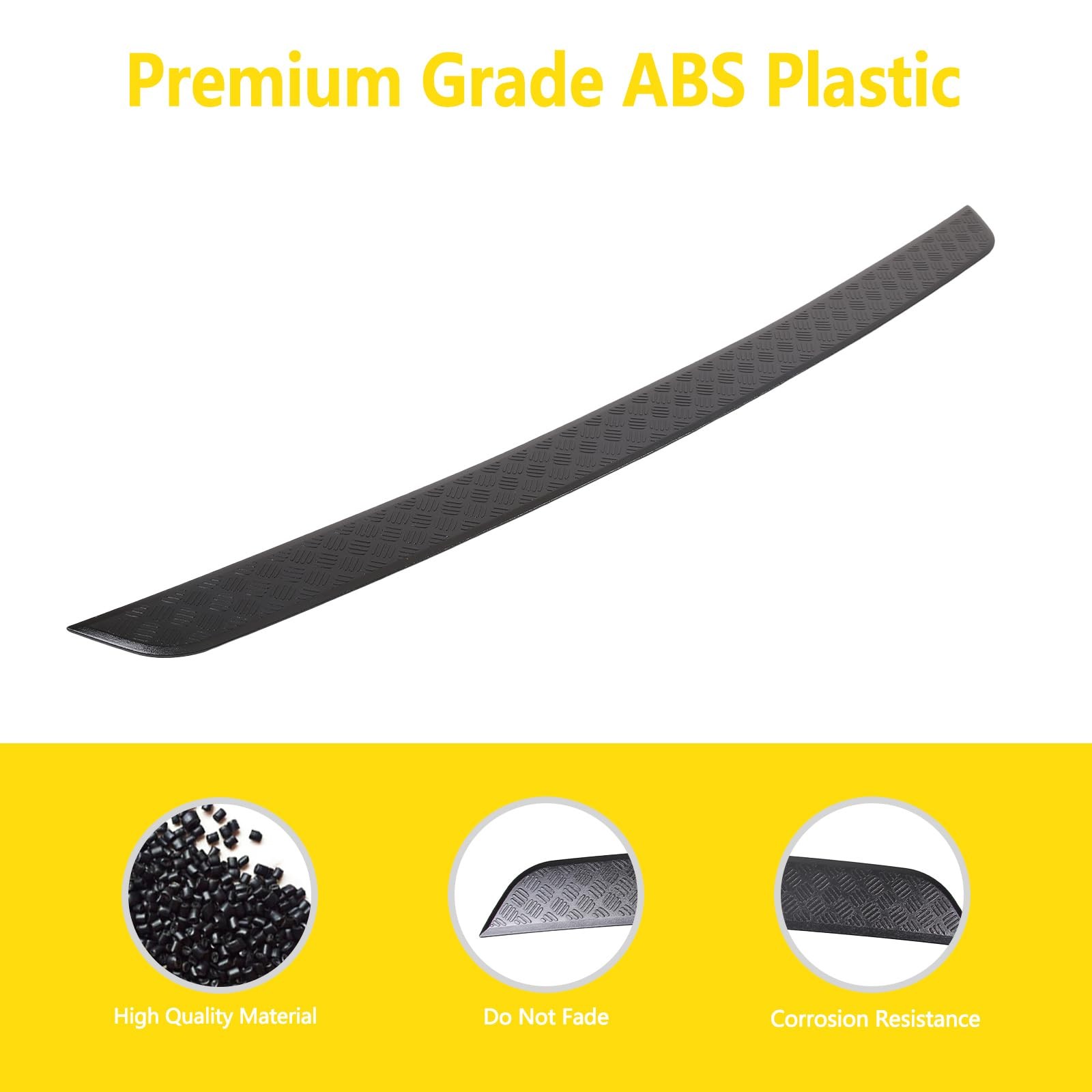Bekantogy Car Rear Bumper Guard Trim Defender Exterior Kit Automotive Exterio…