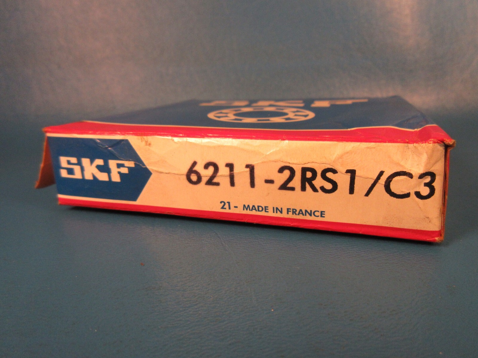 SKF 6211 2RS1 C3, Single Row Deep Groove Radial Ball Bearing, 2 Rubber Seals