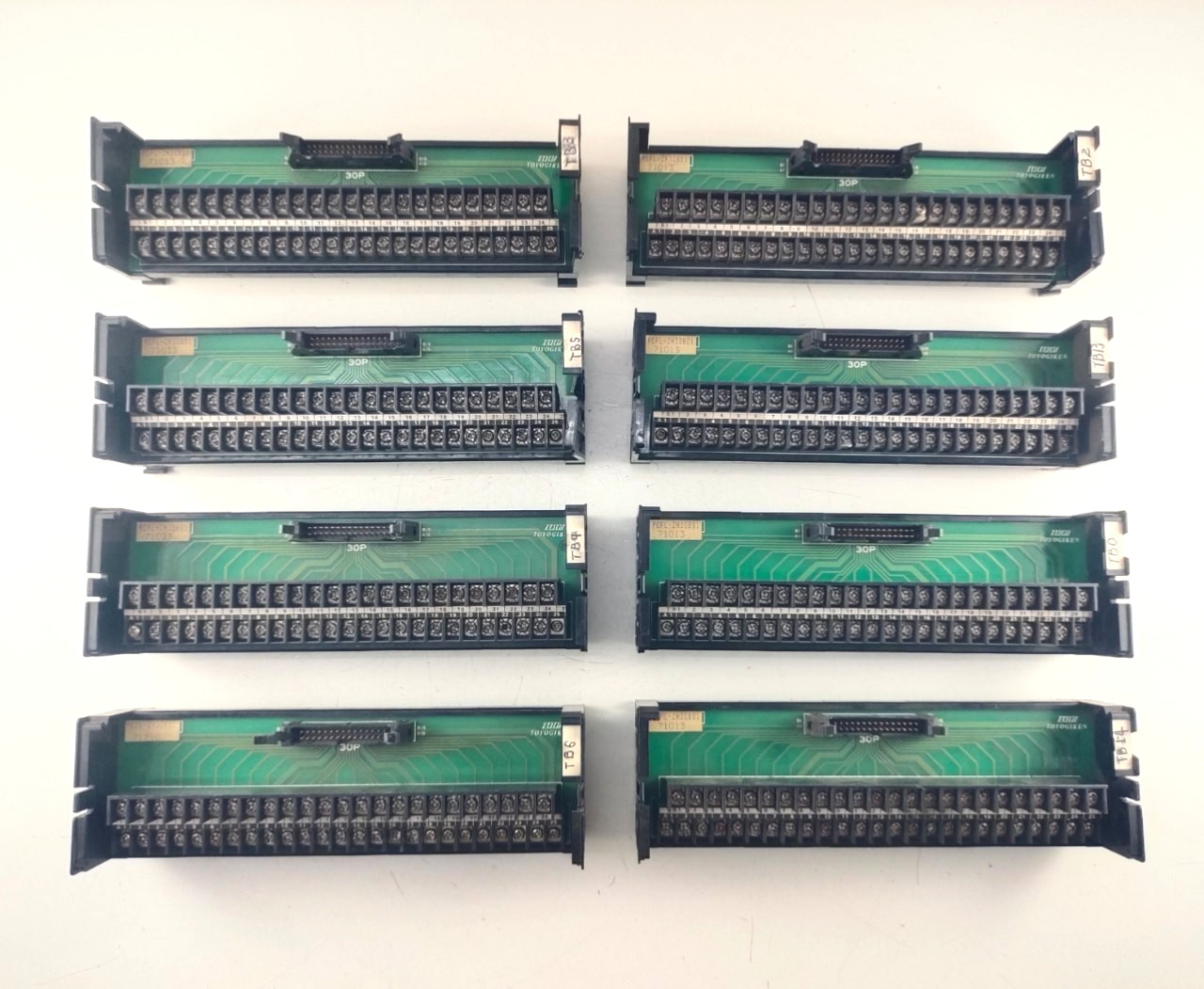 Togi Toyogiken PCFL-ZH30B01 Terminal Block Relay Board (PACK OF 8 PCS)