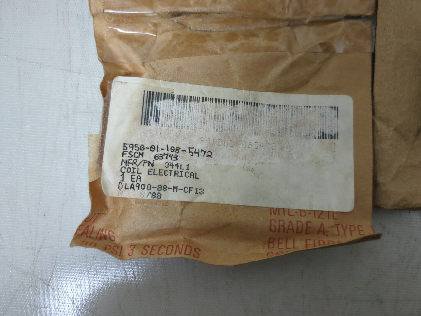 WARD LEONARD ELECTRICAL COIL 344-L1 **UNUSED SURPLUS**