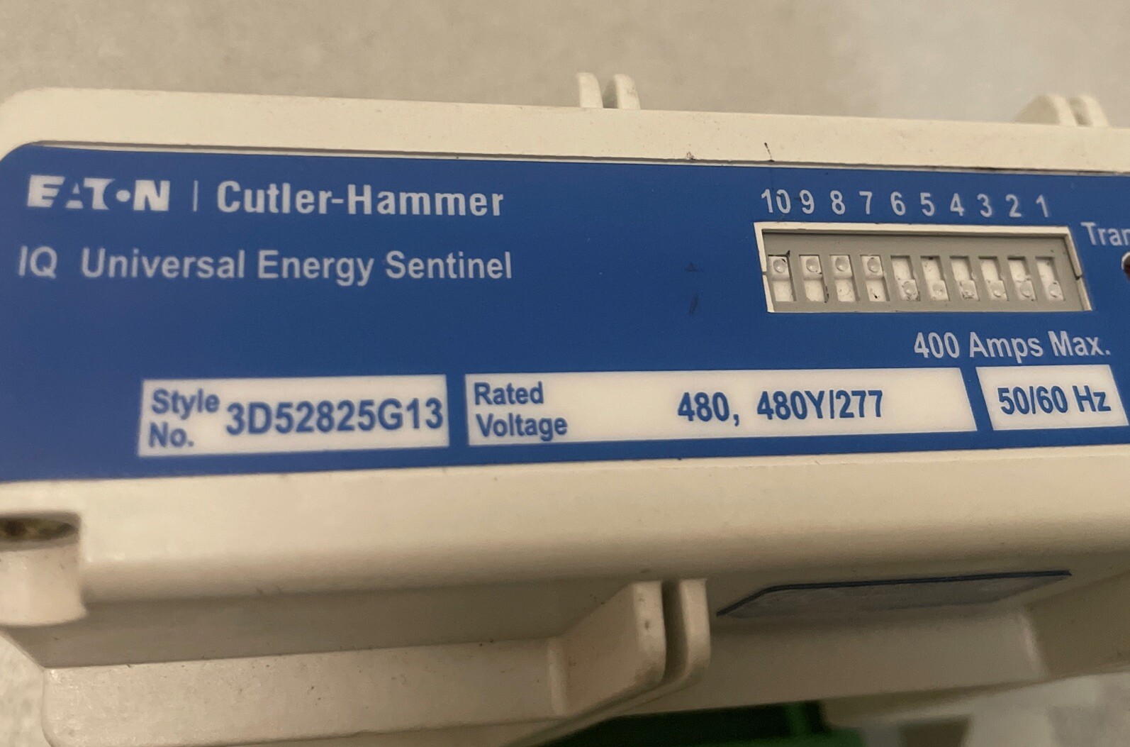 Eaton Cutler-Hammer 3D52825G13 IQ Energy Power Sentinel – 400Amps