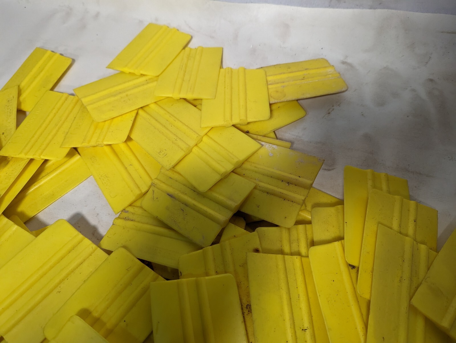 Lot of Kern EDM squeegees, 4 in x 3 in, as pictured