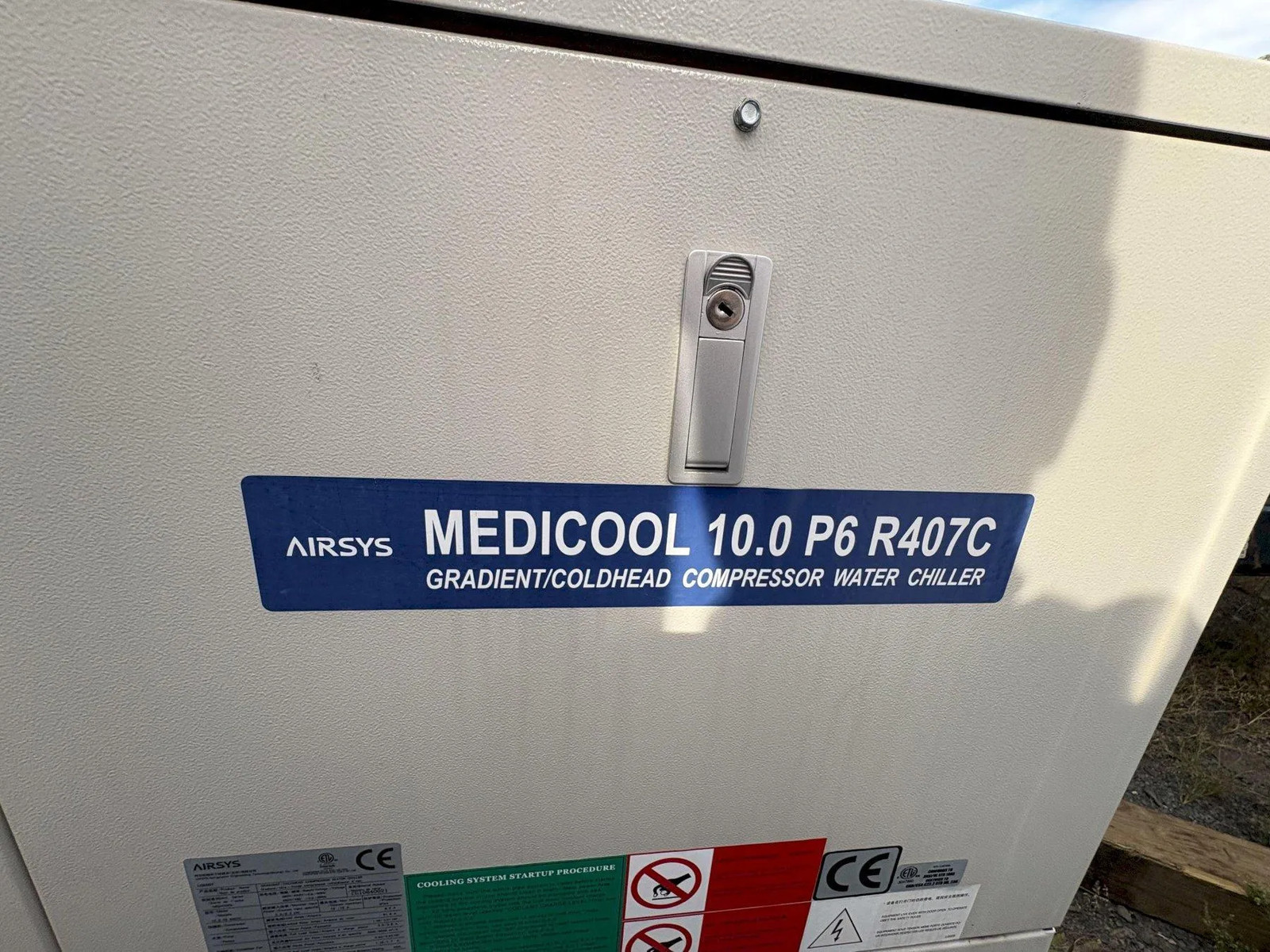 AIRSYS MEDICOOL 10.0 P6 R407C Medical MRI Water Chiller
