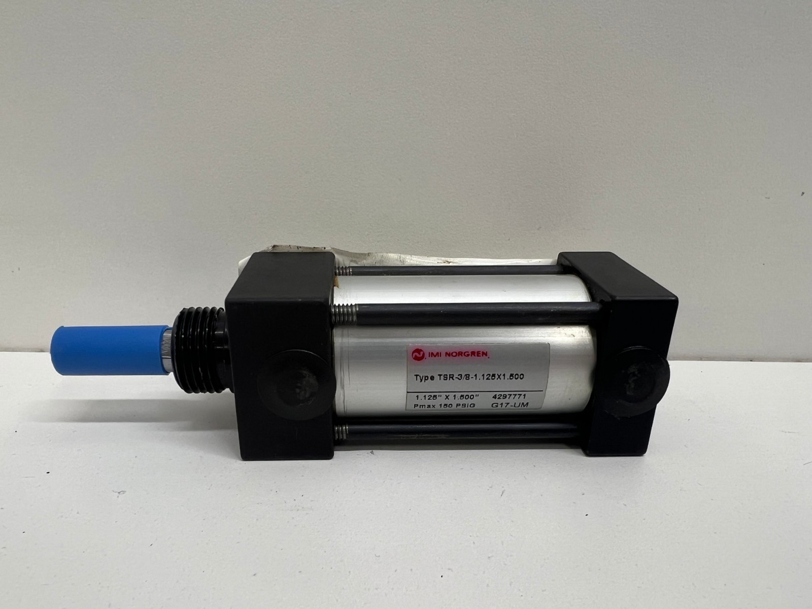 NEW OLD STOCK! NORGREN 1.125″X1.5″ PNEUMATIC CYLINDER TSR-3/8-1.125X1.500