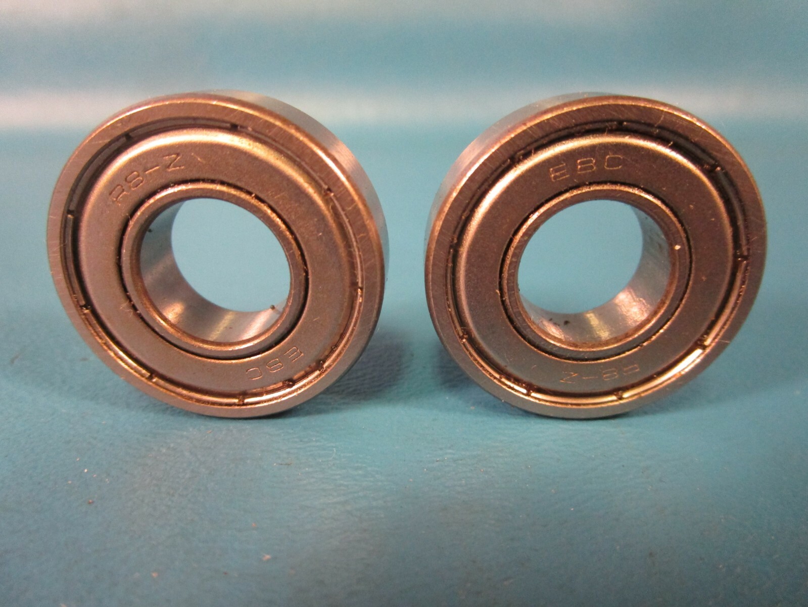 LOT OF 2 EBC R8 2Z, Single Row Radial Bearing, Double Shielded (SKF, NTN, NSK)