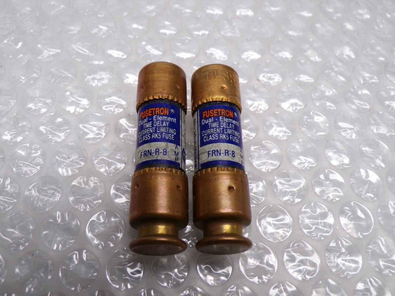 FUSETRON FRN-R-8 FUSE LOT OF 2 NSNP