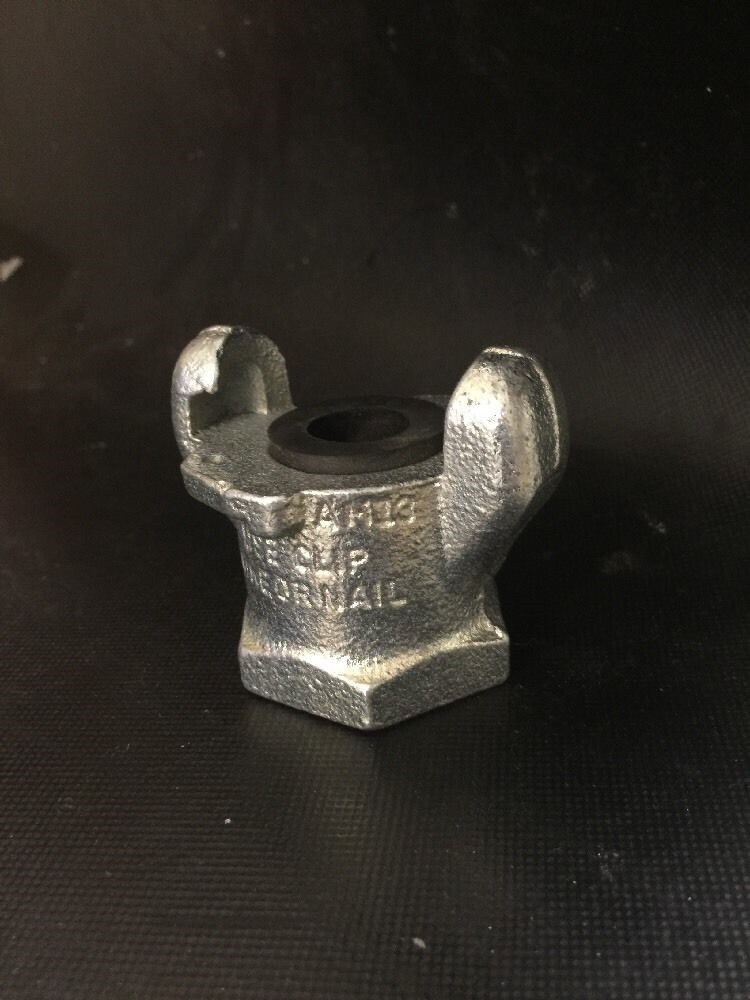Galvanized Dixon V&C AM13 X-X4 Iron Hose Fitting 2-Lug Coupling 1″ FNPT
