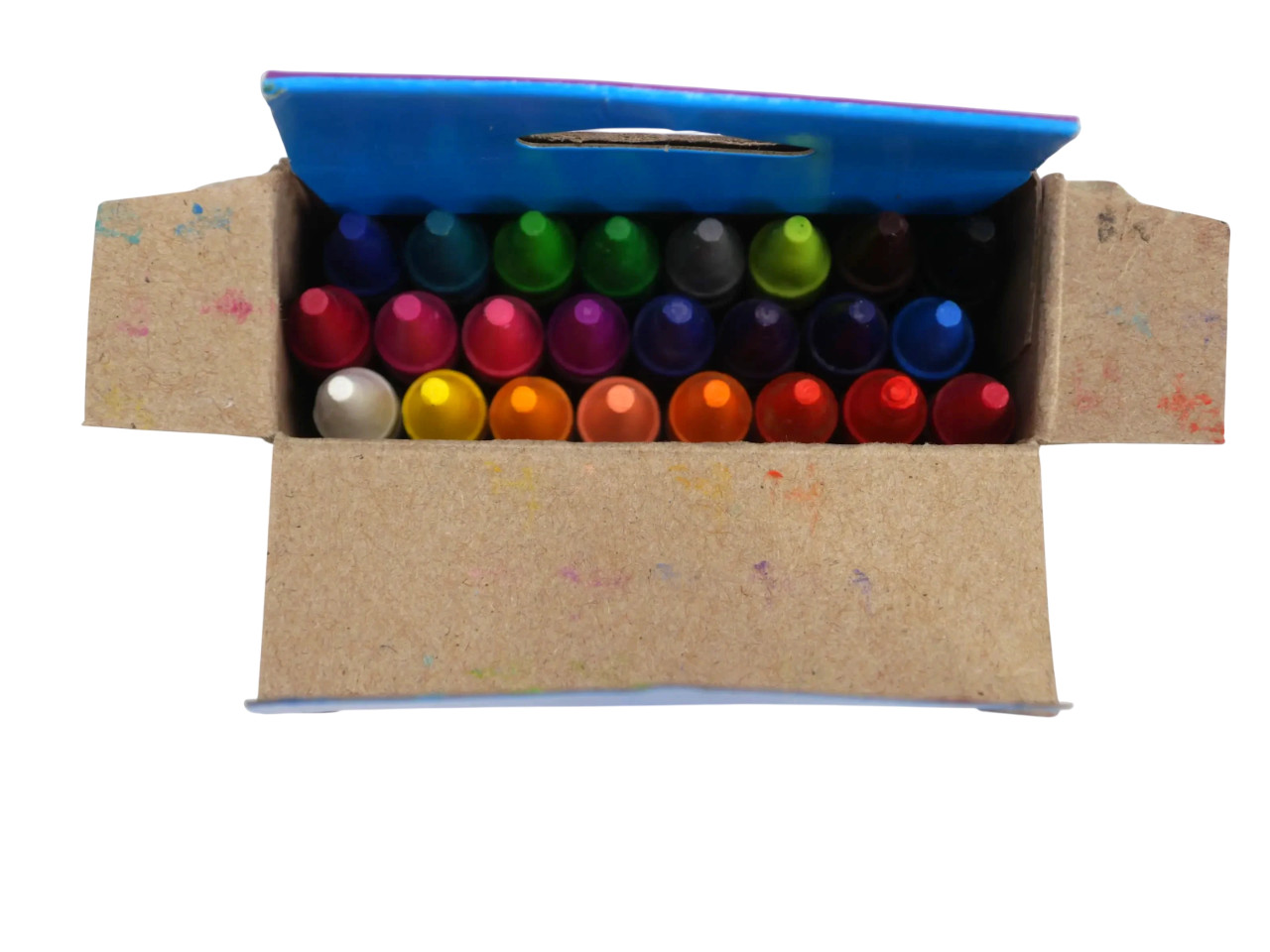 Lot of 5 Scholastic Standard Crayons Assorted Colors Pack of 24- Free Shipping