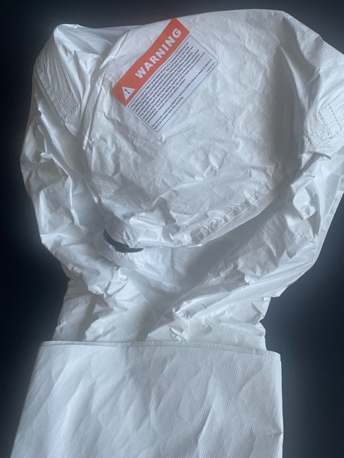 50 Count Case – Tychem AirBoss Loose Fitting PAPR Hood W/ Cape FlexAir White