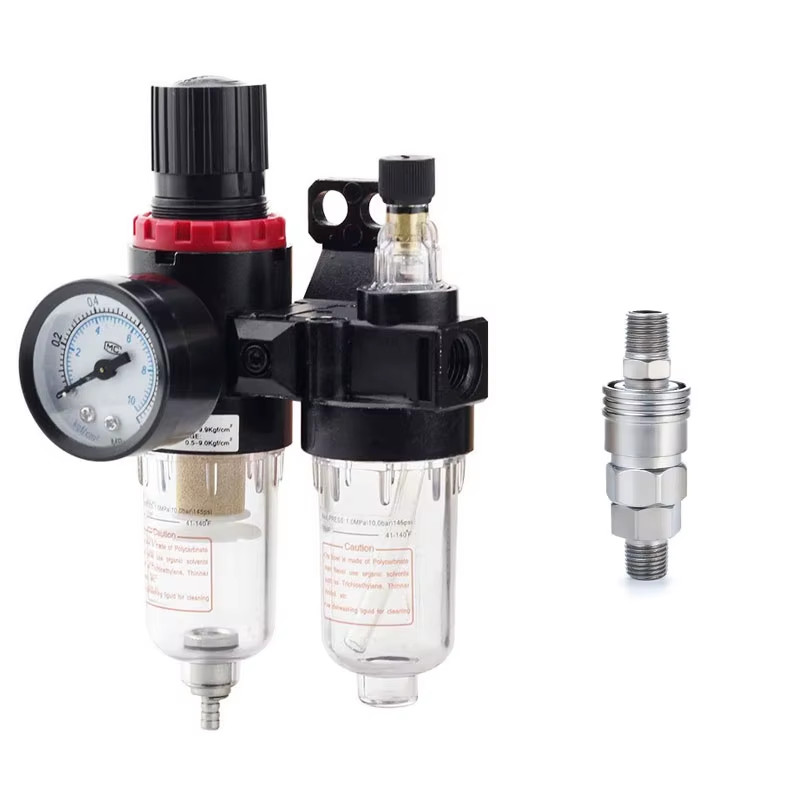 AFC2000 Air Compressor Regulator G1/4 Oil and Water Separator Air Filter Reduce