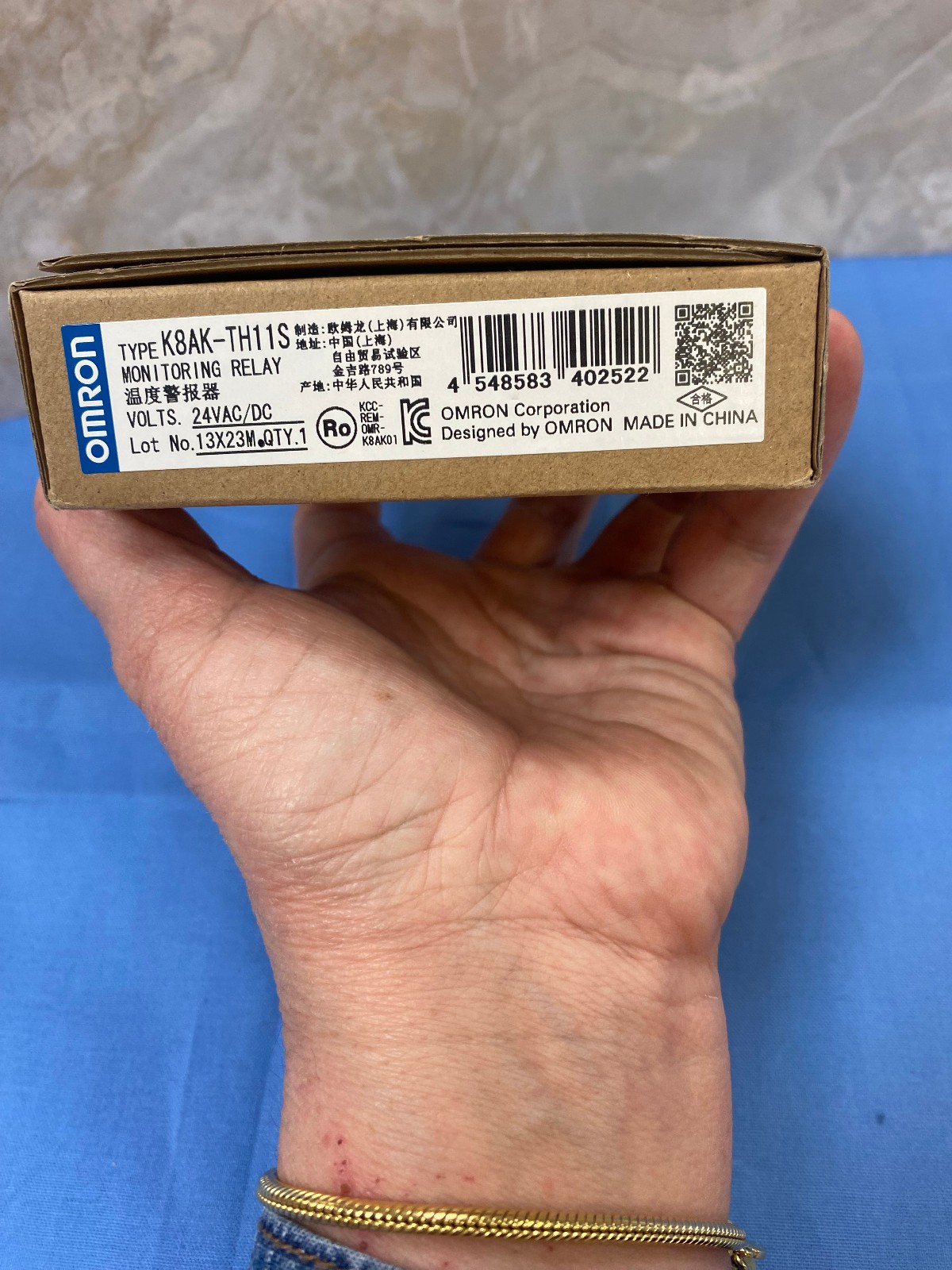 OMRON K8AK-TH11S 24VAC/DC Temp Monitoring Relay TC/RTD