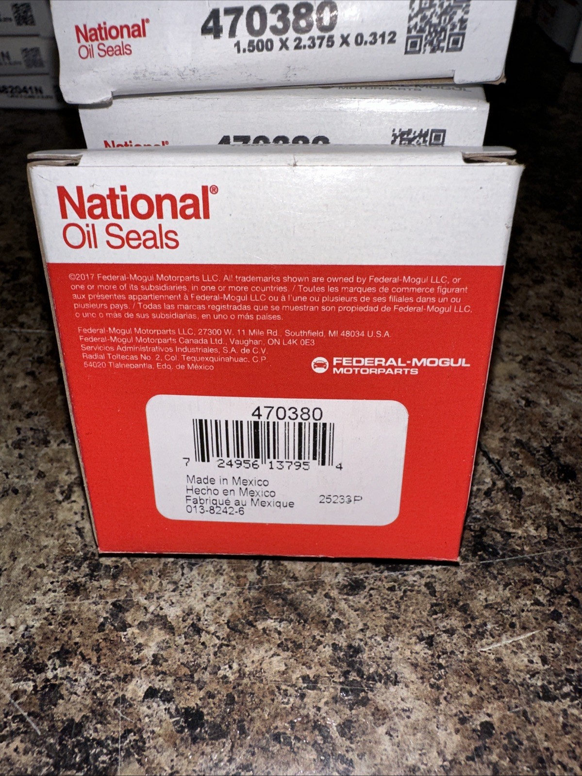 *National 470380 Input Shaft Seal 63-68 GMC CHEVROLET tap Description