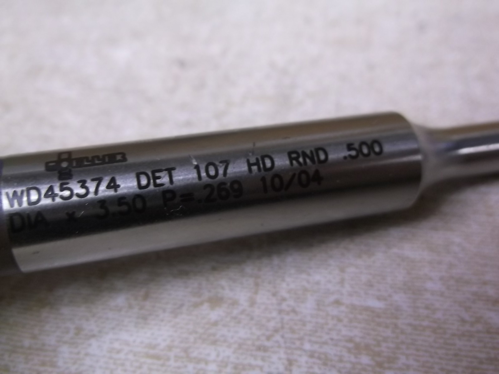 NEW Moeller WD45374 DET 107HDRND .500 Diam x 3.50 P=.269 10104 *FREE SHIPPING*