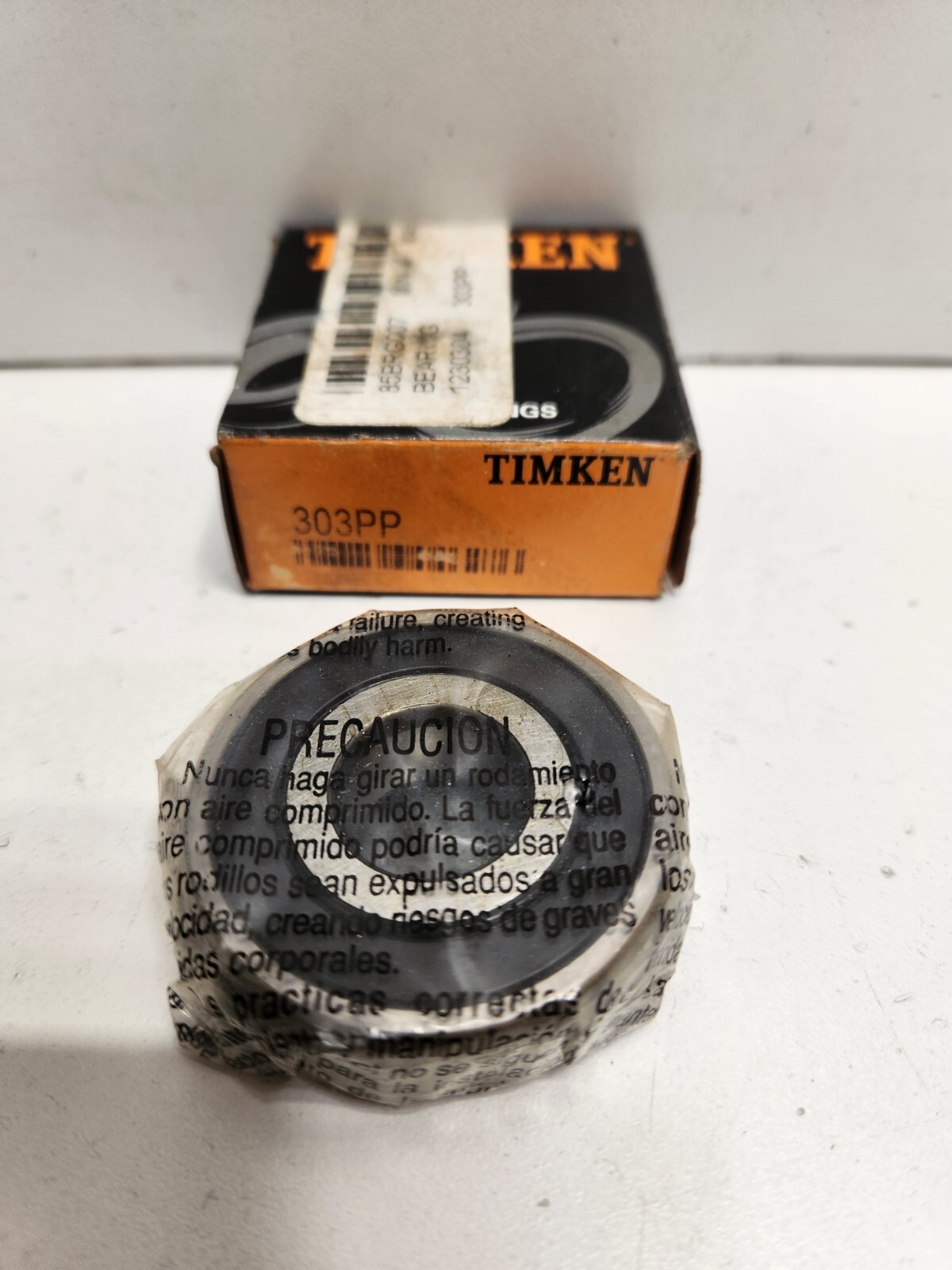 NEW OLD STOCK! TIMKEN 17MM BORE BALL BEARING 303PP