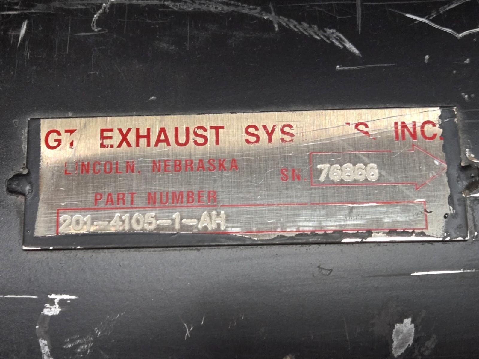 GT Exhaust Systems 201-4105-1-AH 5″ Industrial Silencer 76866 | 54″ Long 10″ OD