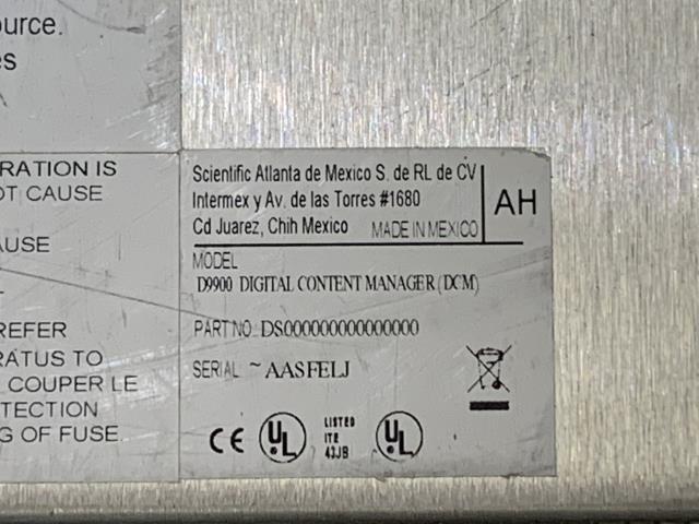 Scientific Atlanta Digital Content Manager – D9900 – TC51S-1461 w/Warranty