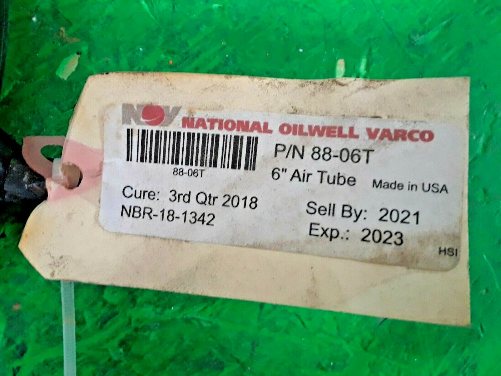 🟠NATIONAL OILWELL VARCO 6″ AIRTUBE 88-06T PESSCO IS OFFERING 1 R051121-39-50 🗽