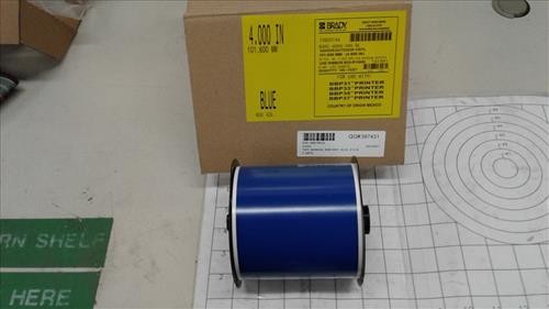 BRADY – B30C-4000-595-BL – TAPE, MARKING, B595 VINYL, BLUE, 4″ X 100′, BBP31