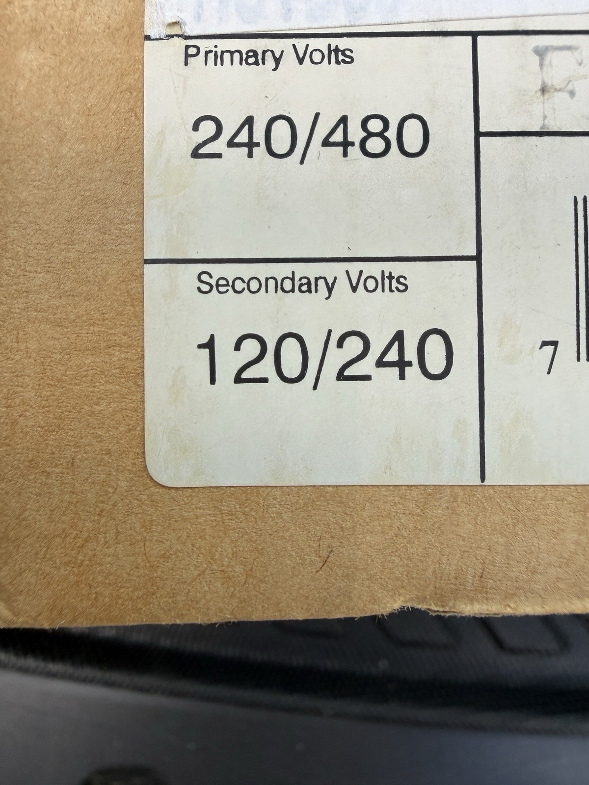 Hevi-Duty HS1B50 Sola Transformer, Primary Voltage, 240/480