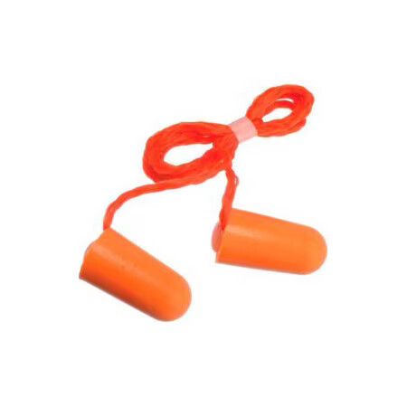 3M 7100099848 Corded Plastic Disposable Ear Plugs (Box of 100) in Orange