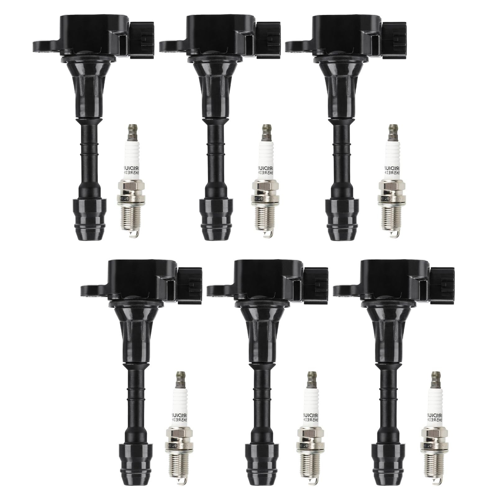 Ignition Coil Pack + Iridium Spark Plugs 3.5L V6 for Nissan Altima 2002-2006,…
