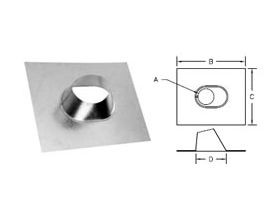 SELKIRK 103830 3RV-AF12 Bvent Gas Roof Flashing 6/12-12/12 Adjustable