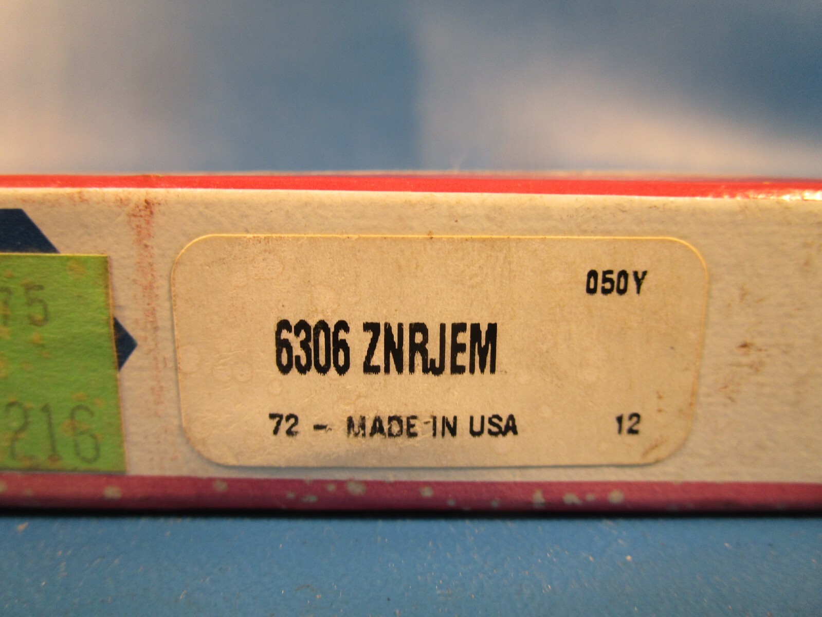 SKF 6306 Z NR JEM, Deep Groove Roller Bearing, 30mm ID x 72mm OD x 19mm Wide; Si
