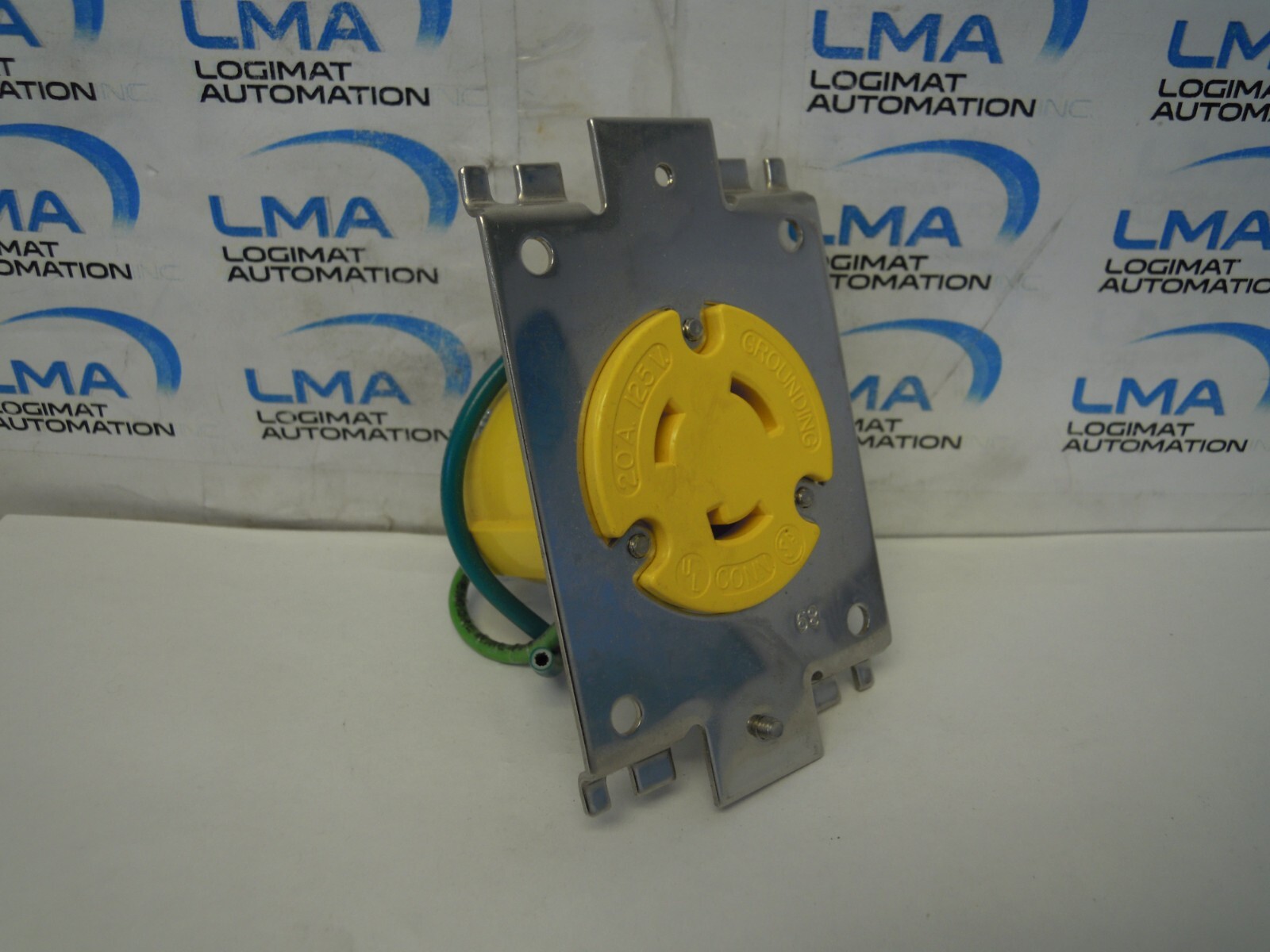 HUBBELL 20A 125V FEMALE GROUNDING TWIST LOCK L5- 20R RECEPTACLE BRYANT ***NEW