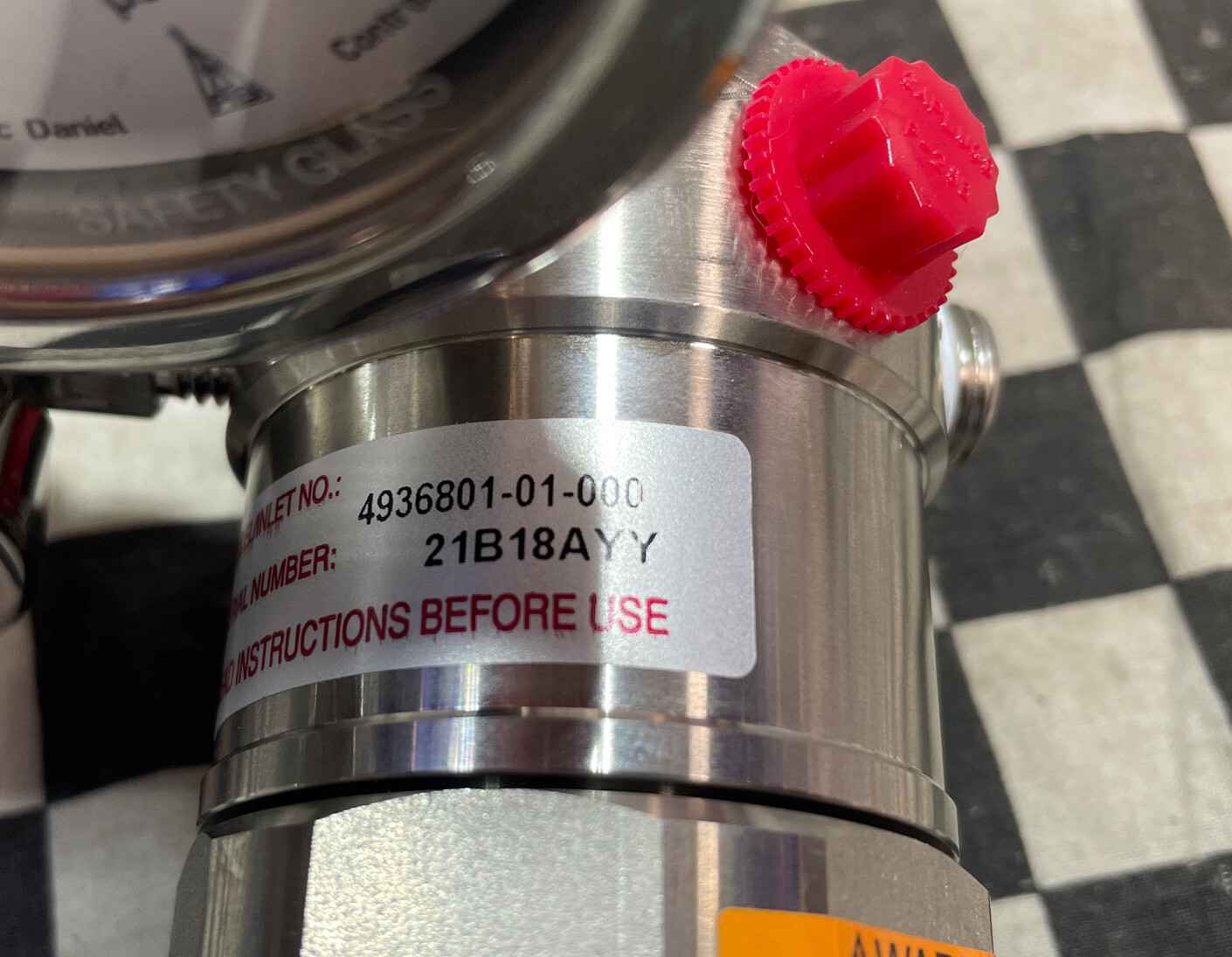 CONCOA 4936801-01-000, REGULATOR WITH GAUGE 6000 PSI, 49368010100, SHIPSAMEDAY,