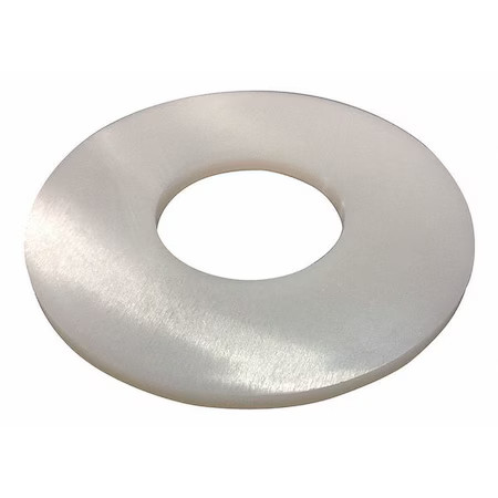 Flat Washer, For Screw Size 1/4″ , Nylon Plain Finish, 40 Pk, 17W07192