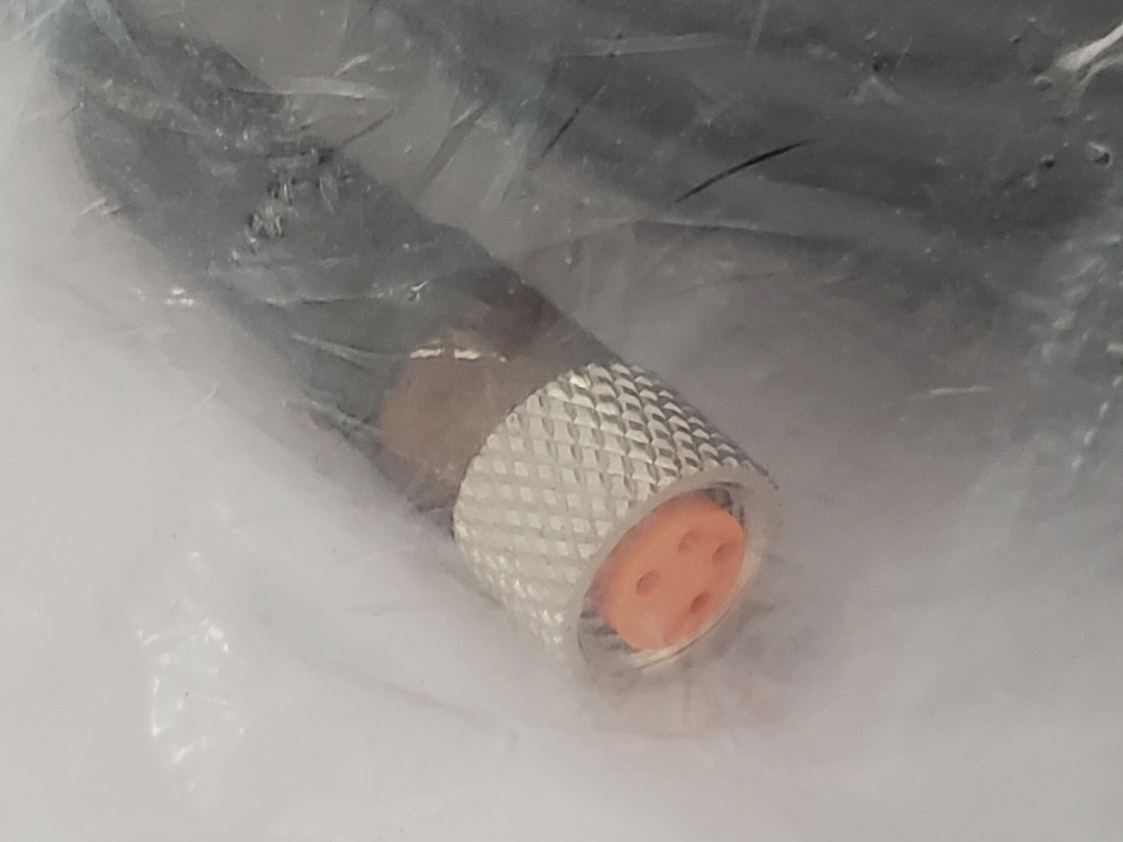 EUCHNER C-M08F04-04X025PV25,0-ES-095035 CONNECTING CABLE FEMALE PLUG 4 PIN NIB