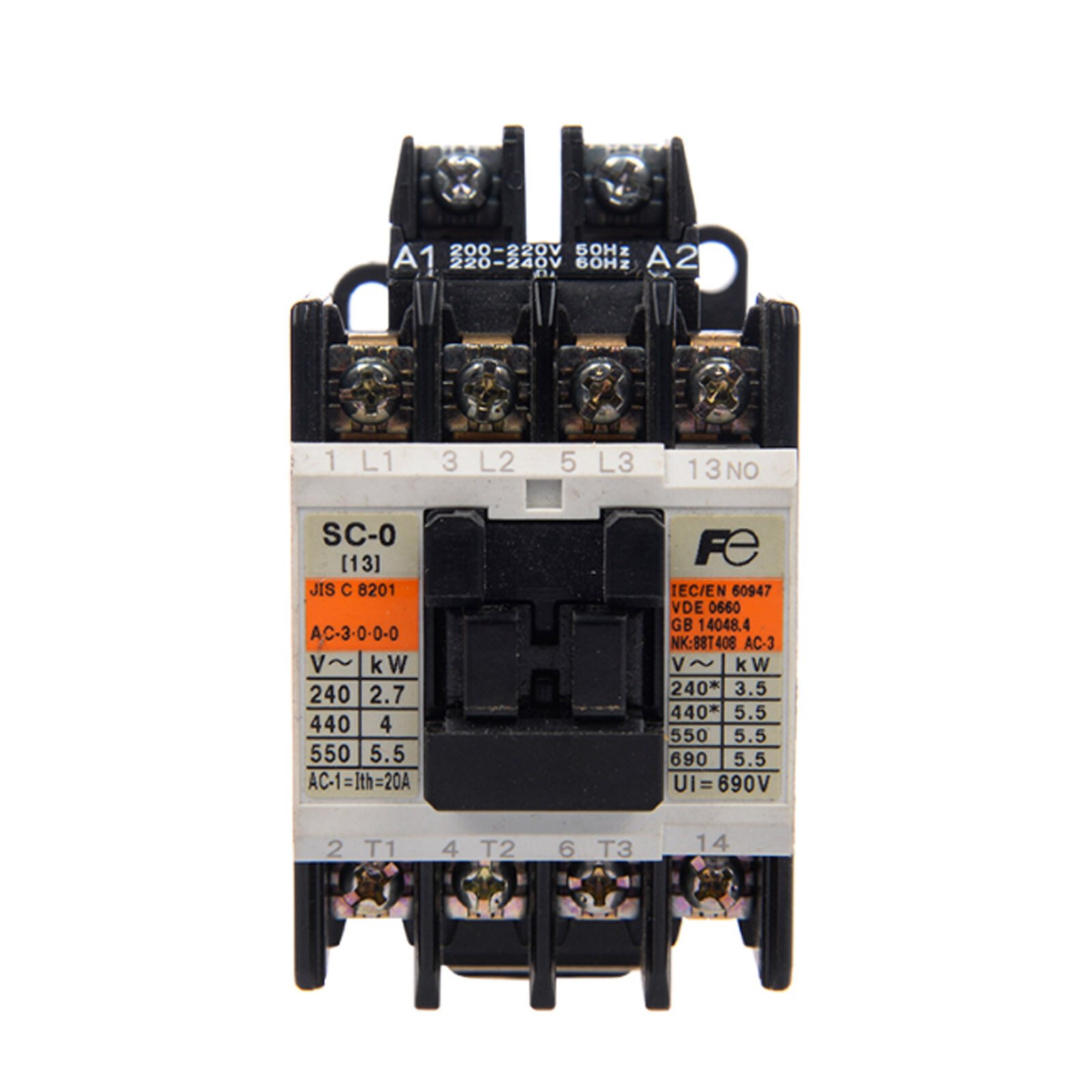 1PC Fuji AC Contactor SC-0 AC220V