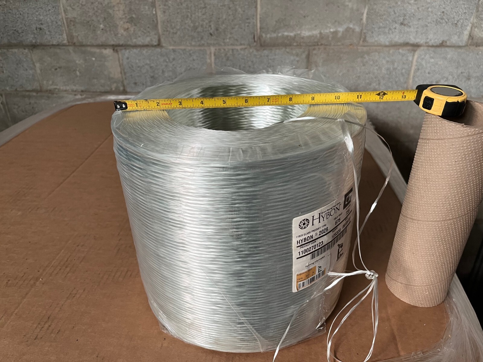 PPG 2026 675 Yield Direct Winding Fiberglass Roving Full 2537 Lb Pallet