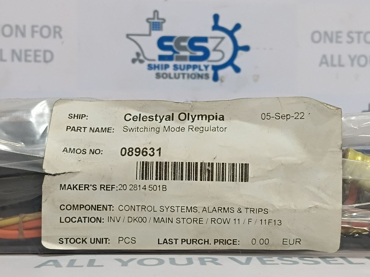 Fabrimex SRN 5030-S Switching Mode Regulator With PCB Board 20 2814 501B