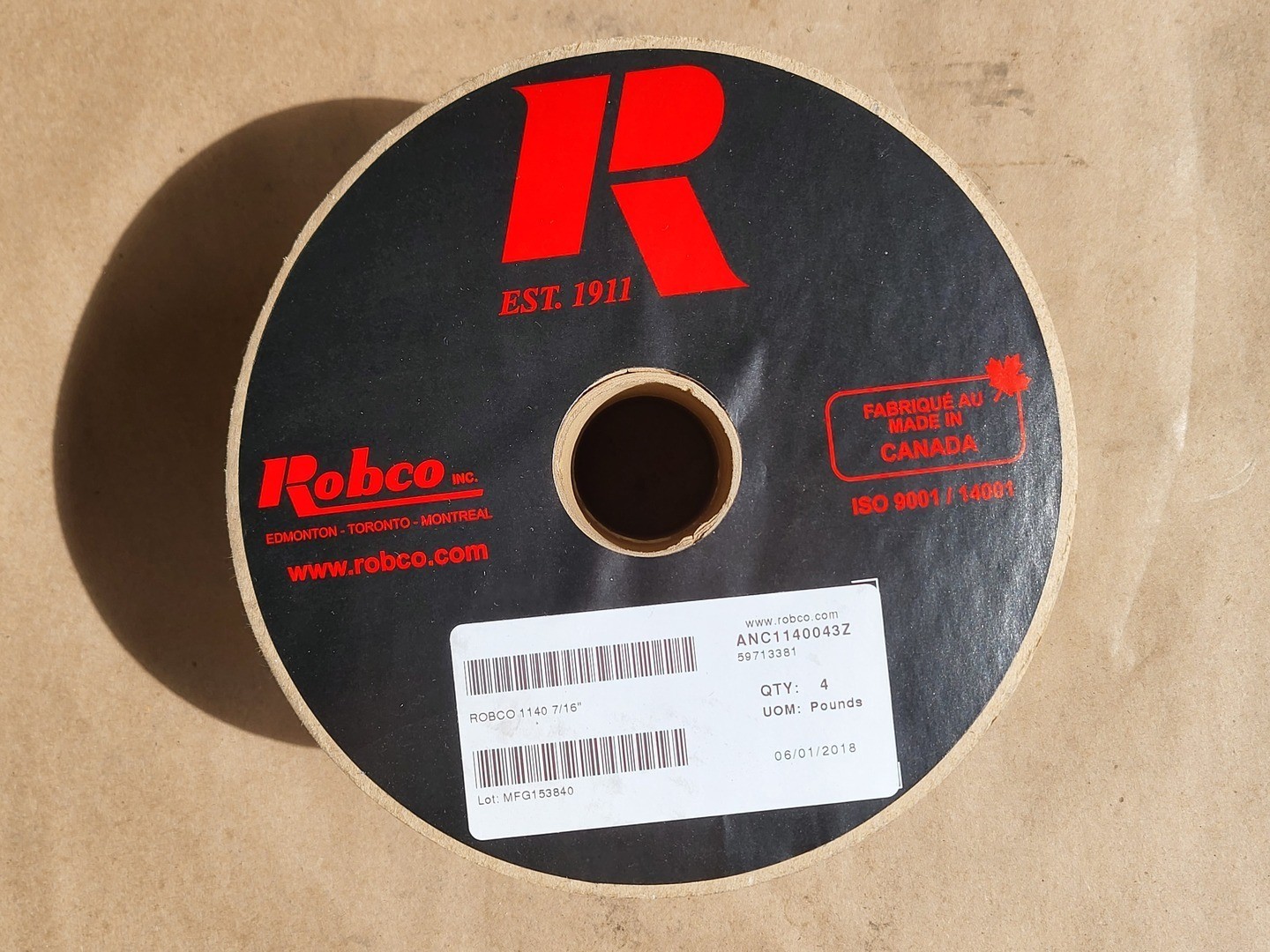 SURPLUS NEW Robco 1140 Compression Packing 7/16″ GFO – Valve Parts