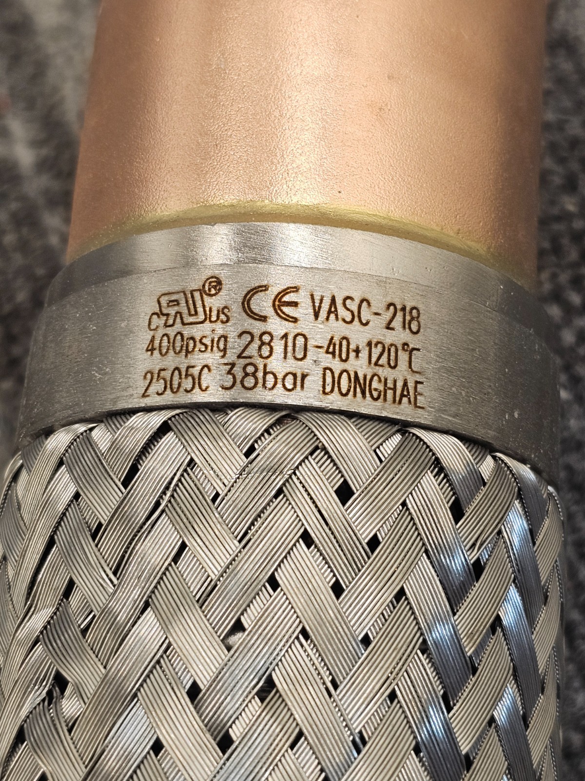 Parker VAB17SS 2-1/8″ ODF Vibration Absorber 20 1/2 In L, 400 Psi VASC-218