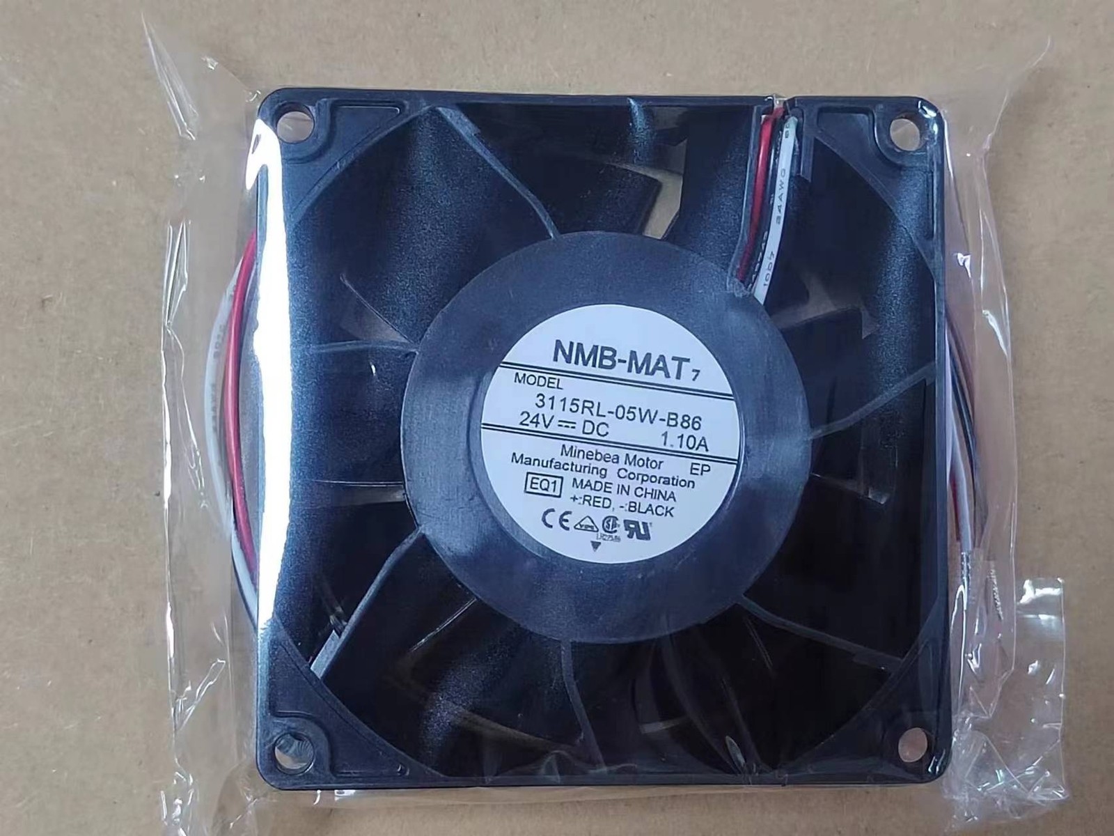 1PC NMB-MAT 3115RL-05W-B86 24V 1.10A 8CM 4-wire inverter cooling fan