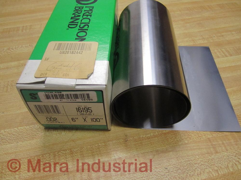 Precision Brand 16195 Steel Shim 6″ X 100″ .002