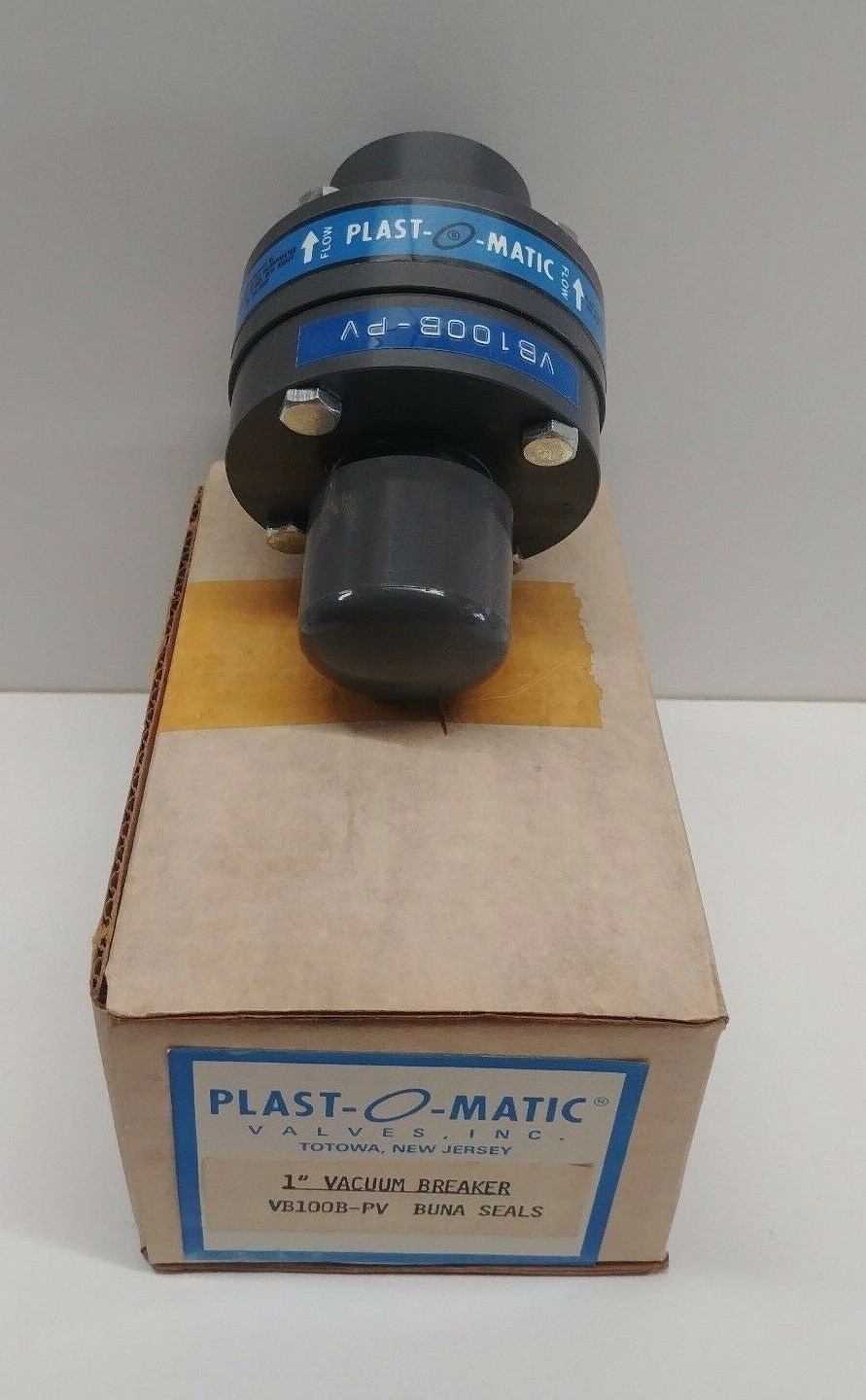 NEW OLD STOCK! PLAST-O-MATIC 1″ VACUUM BREAKER VB100B-PV